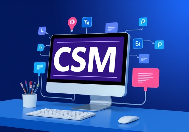 A detailed illustration of content management systems