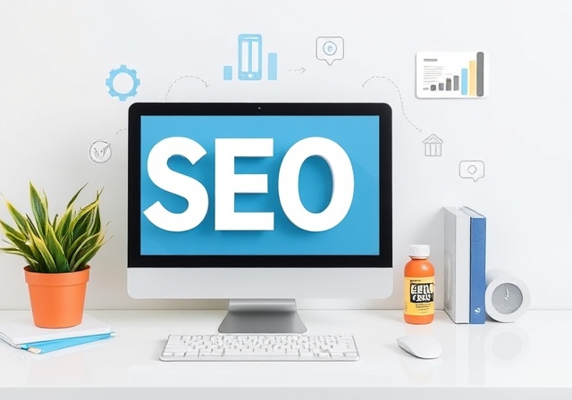A detailed illustration of SEO services